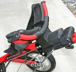 Bag Boy EXPRESS 3-Wheel RED Push / Pull Golf Cart with Air Pump Very Good