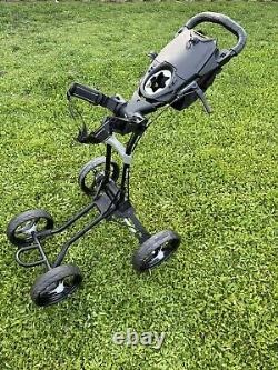 Bag Boy Quad Golf Push Cart (4 Wheel)- Collapsable with Brake