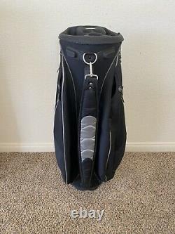 Bag Boy Revolver 14-way Divider Golf Cart Bag, Black /gray Nice
