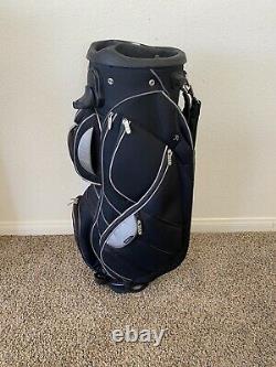 Bag Boy Revolver 14-way Divider Golf Cart Bag, Black /gray Nice
