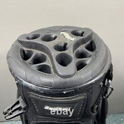 Bag Boy Revolver Swivel System Golf Cart Bag Black, 14 Slot, With Tees & Balls