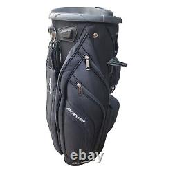 Bag Boy Revolver Swivel System Golf Cart Bag Black, 14 Slot, With Tees & Balls