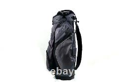 BagBoy Grey/Black Cart Bag 13-Dividers 9-Pockets Shoulder Strap