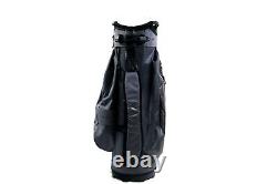 BagBoy Grey/Black Cart Bag 13-Dividers 9-Pockets Shoulder Strap