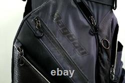 BagBoy Grey/Black Cart Bag 13-Dividers 9-Pockets Shoulder Strap