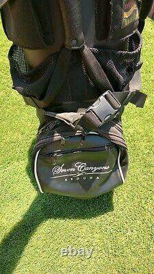 Belding Bushwacker Golf Cart Bag 6-Way Divider Seven Canyons Golf Sedona Black