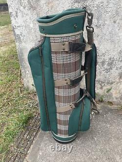 Belding Sports Golf Country Legend Plaid Golf Club Cart Bag 4 Way Divider