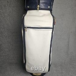 Belding Sports Toyota Golf Cart Bag 6 Way 5 Pockets W Shoulder Strap Rain Cap