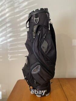 Bennington Golf Cart Bag 14 Way 11 Zip Pockets Black