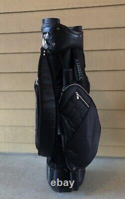 Bennington Golf Cart Bag Quiet Organizer 9 With Rain Hood