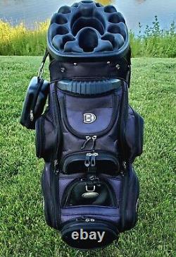 Bennington Golf QO-12 Quiet Organizer 12 Cart Golf Bag Black