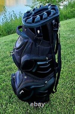 Bennington Golf QO-12 Quiet Organizer 12 Cart Golf Bag Black