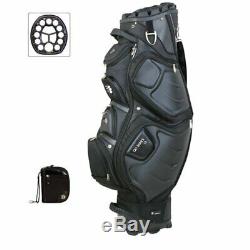 Bennington Golf Quiet Organizer 12 Cart Golf Bag, Brand New Black