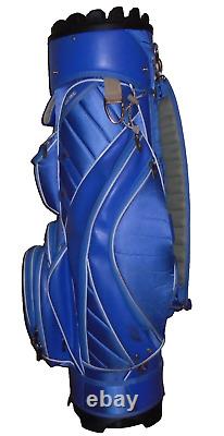 Bennington Golf Quiet Organizer 12 Cart Golf Bag Purple/blue