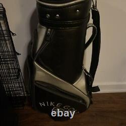 Black Nike Golf Cart Bag 6 Dividers, 7 Pockets