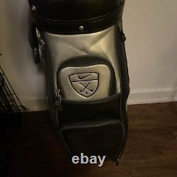 Black Nike Golf Cart Bag 6 Dividers, 7 Pockets