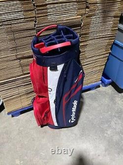 Brand New 2022 Taylormade Cart Lite Cart Golf Bag Red, White & Blue