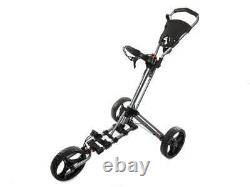 Brand New Fast Fold 9.0 3 Wheel Golf Push and Pull Cart Silver. FREE SHIPPING