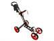 Brand New Fast Fold 9.0 4 Wheel Golf Push And Pull Cart Black/red Free Shipping