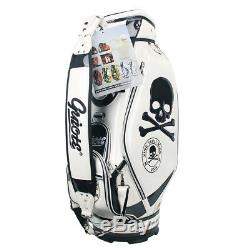 Brand New Guiote King Skull Golf staff bag caddie cart bag comes with Rainhood