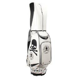 Brand New Guiote King Skull Golf staff bag caddie cart bag comes with Rainhood