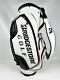 Bridgestone Cart Golf Bag Pga Tour Pro Kenny Green White 5 Way Withrain Cover