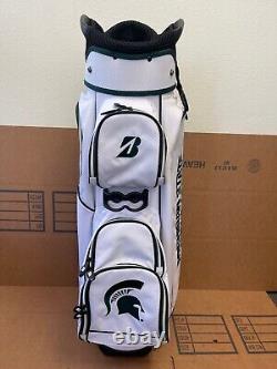 Bridgestone NCAA MSU Michigan State Golf Cart Bag New