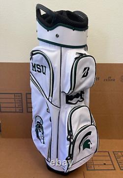 Bridgestone NCAA MSU Michigan State Golf Cart Bag New