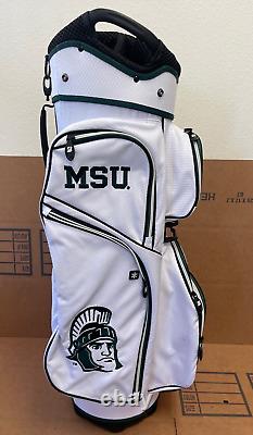 Bridgestone NCAA MSU Michigan State Golf Cart Bag New