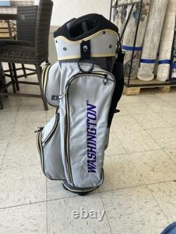 Bridgestone NCAA UW Huskies Cart Golf Bag 7 Way Divider NEW with Tags