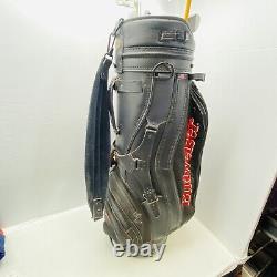 Budweiser Vintage 6-Way Divider Golf Cart Bag Black Made in USA by Burton Gift