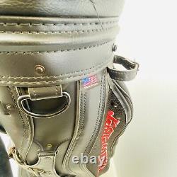 Budweiser Vintage 6-Way Divider Golf Cart Bag Black Made in USA by Burton Gift