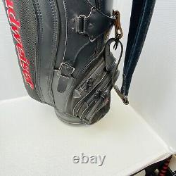 Budweiser Vintage 6-Way Divider Golf Cart Bag Black Made in USA by Burton Gift