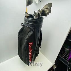 Budweiser Vintage 6-Way Divider Golf Cart Bag Black Made in USA by Burton Gift