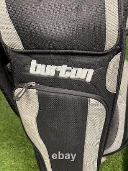 Burton Cart Golf Bag with 13-Dividers With Rain Cover Gentleman Jack Logo