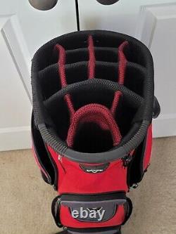 CALLAWAY GOLF CHEV ORG 14-WAY DIVIDER GOLF CART BAG, With Head Cover