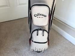 CALLAWAY Women's GES 4 Way Divider Carry Golf Bag + 3 Matching Headcovers Beige