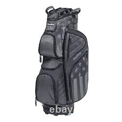 CB-15 Golf Cart Bag Charcoal/Stars & Stripes