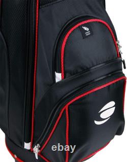 CRX 14.6 Golf Cart Bag, 14-Way Divider Top, 6 Zippered Pockets Including Insulat