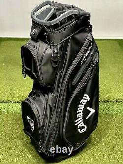 Callaway 2021 Org 14 UPS Logo Cart Golf Bag Black/White NEW #86075