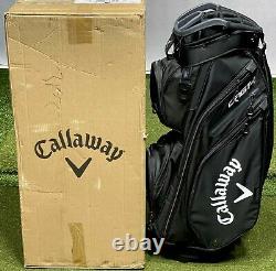 Callaway 2021 Org 14 UPS Logo Cart Golf Bag Black/White NEW #86075