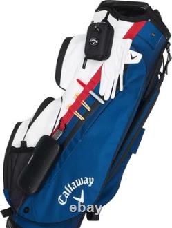 Callaway 2024 X-Series Cart Bag Navy/Red/White (Authentic Free Shipping US)