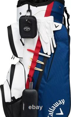 Callaway 2024 X-Series Cart Bag Navy/Red/White (Authentic Free Shipping US)