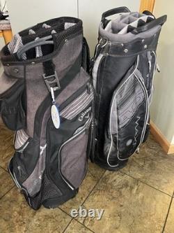 Callaway And Maxfli Cart Bags, Gr 88 Condition Compartments For All Your Stuff