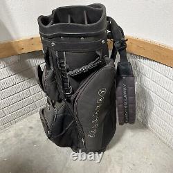 Callaway Black Golf Carry / Cart Bag 7-way Divider 7 Zipper
