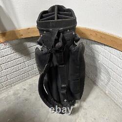 Callaway Black Golf Carry / Cart Bag 7-way Divider 7 Zipper