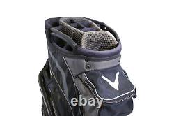 Callaway Black Org 14 Cart Golf Bag 14 Dividers 10 Pockets Shoulder Strap