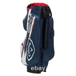 Callaway CHEV 14 DRY Golf Cart Bag Navy/White/Red NEW! 2021