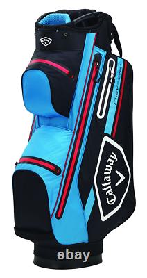 Callaway CHEV 14 DRY Waterproof Golf Cart Bag Black, Cyan, Red NEW! 2021