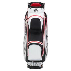 Callaway CHEV 14 DRY Waterproof Golf Cart Bag White/Black/Red NEW! 2021